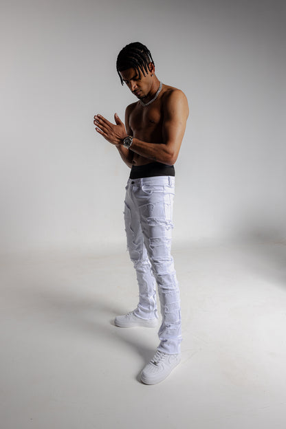 SYREX DISTRESSED JEANS