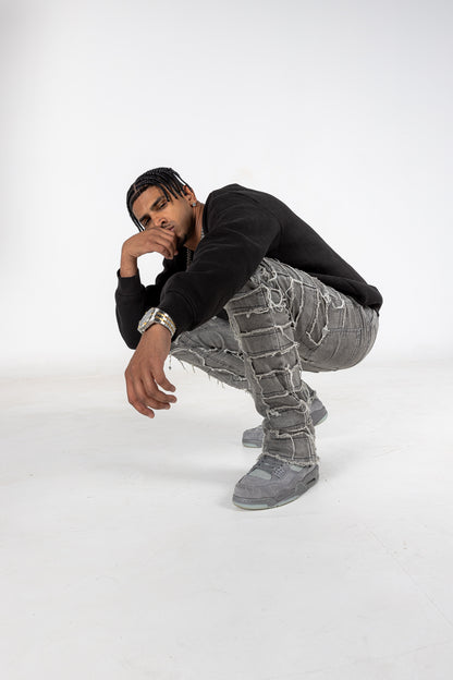 SYREX DISTRESSED JEANS