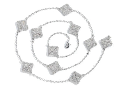 INTER LINK CHAIN - ICED WHITE GOLD (Copy) (Copy) (Copy)