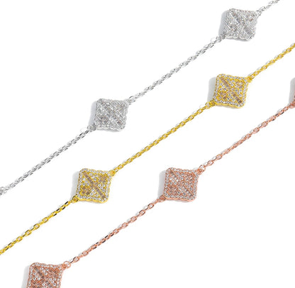 INTER LINK CHAIN - ICED WHITE GOLD (Copy) (Copy) (Copy)